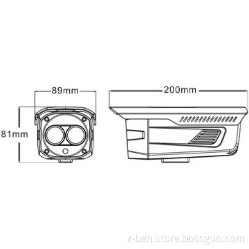 Hot Selling 600TVL D1 IP Camera with 1/3-inch CMOS